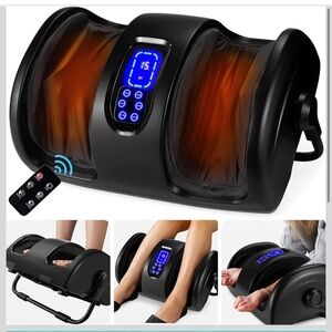 Black Foot and Arm Massager with Remote